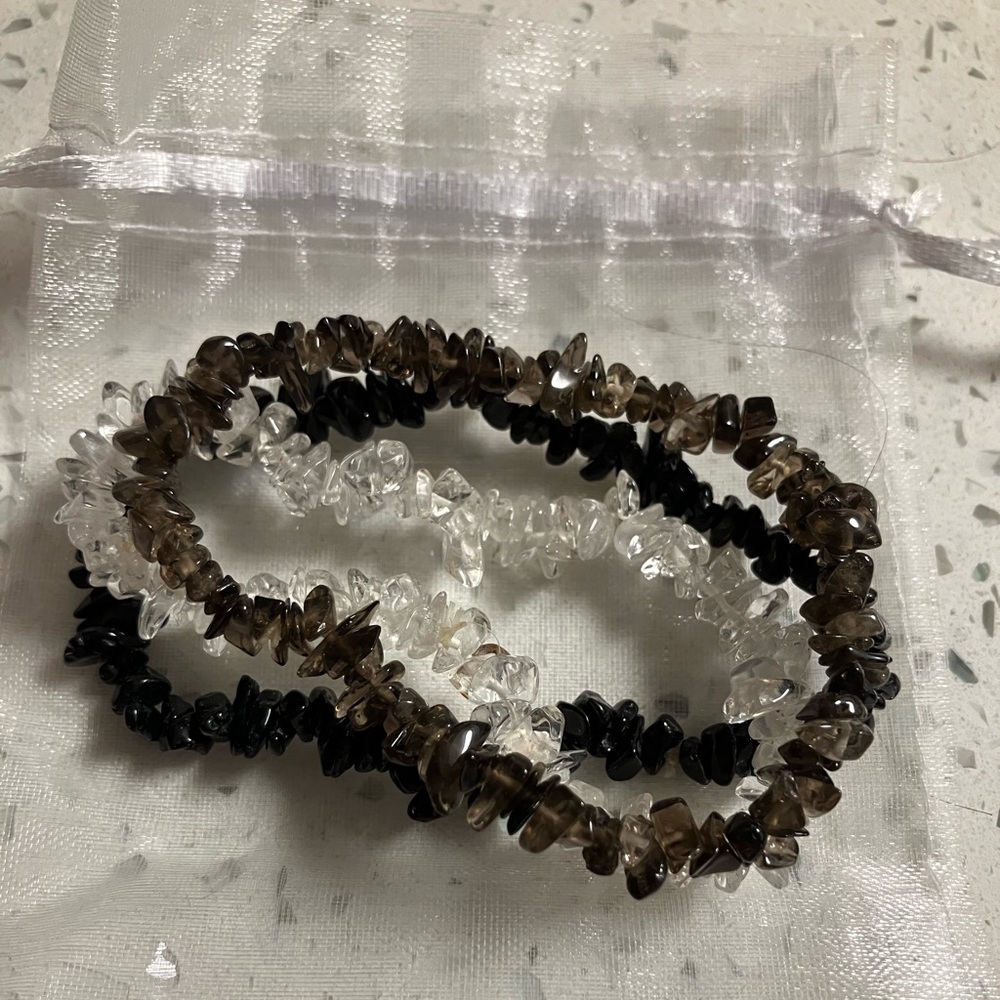Boho stretchy bracelet set